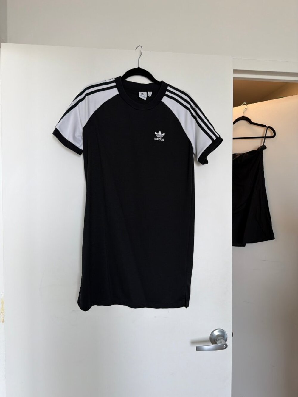 adidas Originals 3-Stripes T-Shirt Mini Dress Size S